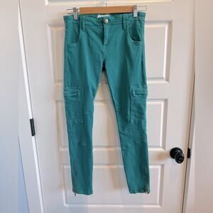 Current Elliot Cargo Skinny Ankle Zip Jeans Pants